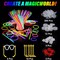 467 Pack Glow Sticks Party Favors for Kids Adults 200 GlowStick Bulk 7 Colors 8 Inch & 267 Connectors Necklace Bracelets Glasses and More in the Dark Light Up Toys